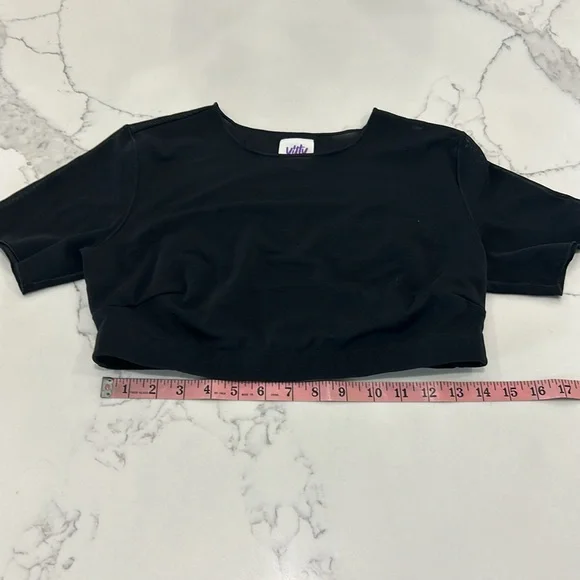 Yitty Mesh Me Black Crop Top. Size XL (749Ii) - Picture 13 of 17